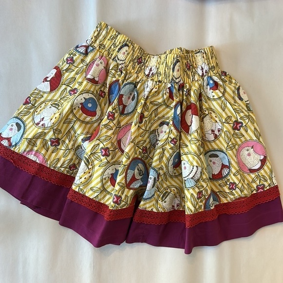 Matilda Jane Self-Portrait Paint By Numbers Colorful Skirt w Apron Pocket size 6 - Picture 7 of 12